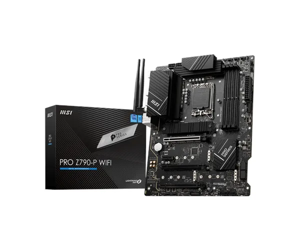MSI PRO Z790-P WIFI Bundkort - Intel Z790 - Intel LGA1700 socket - DDR5 RAM - ATX